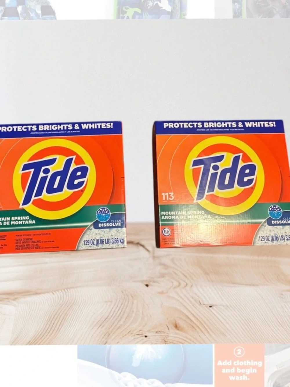 Tide Mountain Spring Laundry Detergent Powder - Orange - Picture 1 of 8